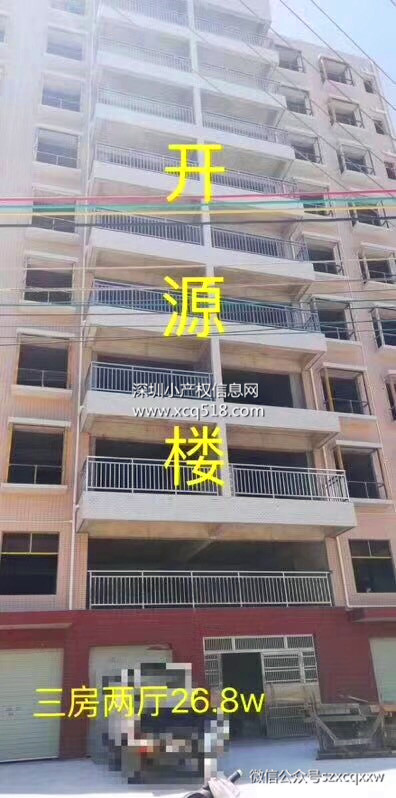 惠州惠阳新圩小产权房【开源楼】碧桂园旁 均价3800元